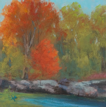 Early Fall at the Pond by artist Joycelyn Schedler